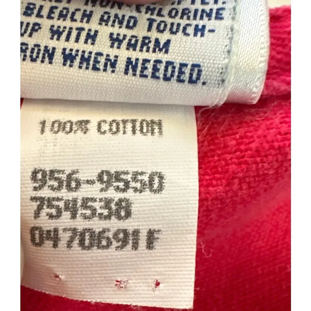 Vintage Osh Kosh Made in USA Denim Jumper Dress Pink Button Size 4T